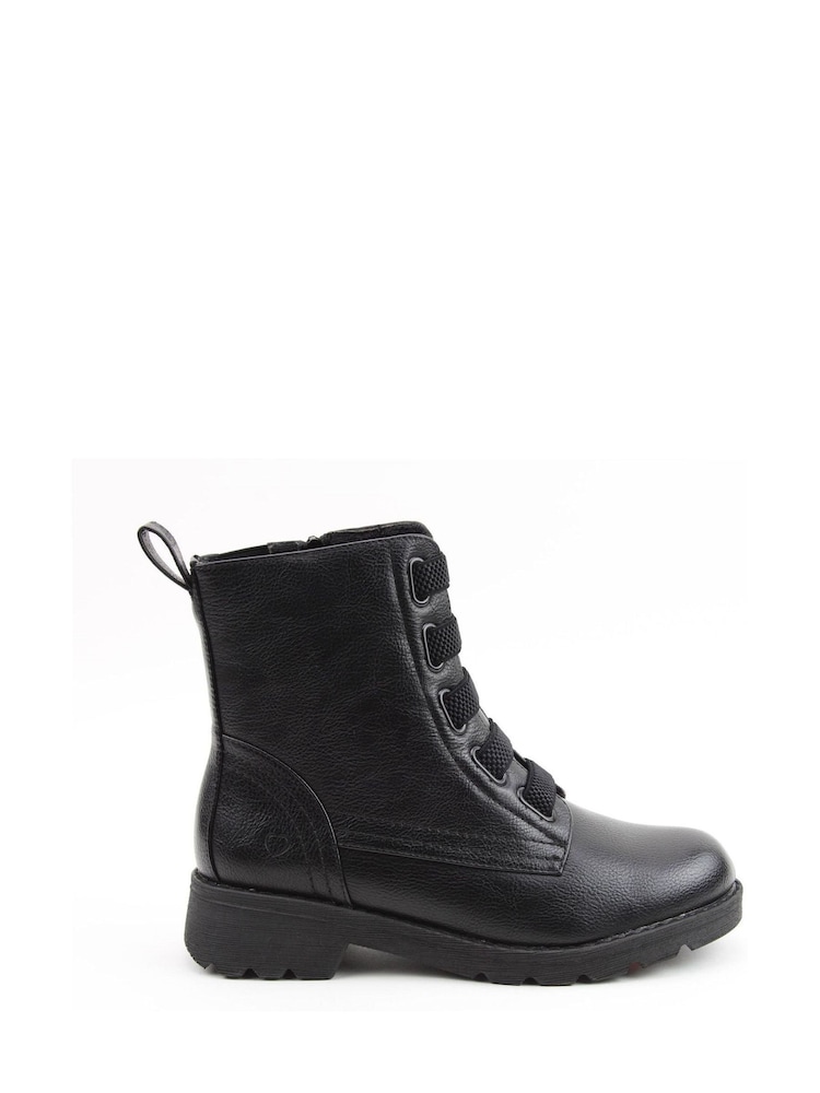 Heavenly Feet Ingrid Ankle Black Boots - Image 1 of 4