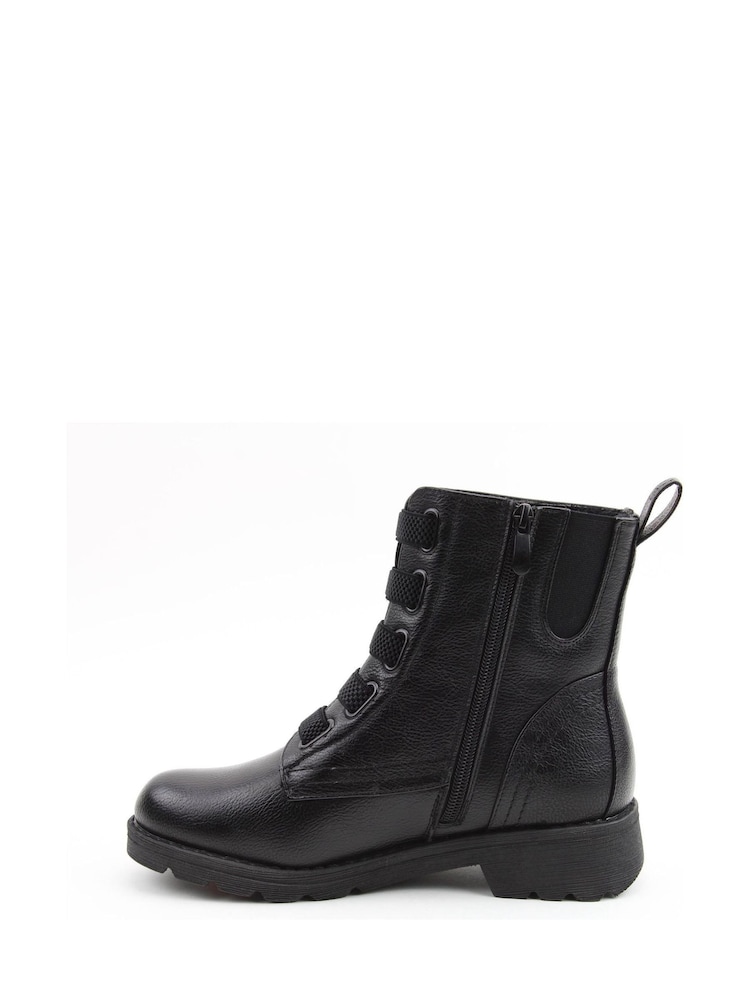 Heavenly Feet Ingrid Ankle Black Boots - Image 2 of 4