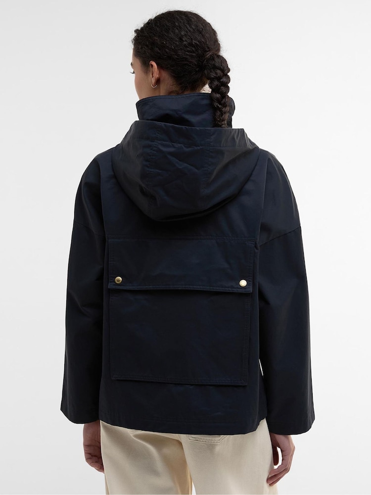 Barbour® Blue Cecile Showerproof Jacket - Image 2 of 5