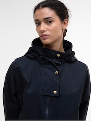 Barbour® Blue Cecile Showerproof Jacket - Image 3 of 5