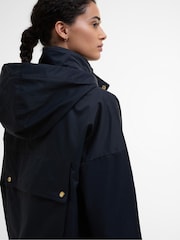 Barbour® Blue Cecile Showerproof Jacket - Image 4 of 5