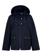 Barbour® Blue Cecile Showerproof Jacket - Image 5 of 5