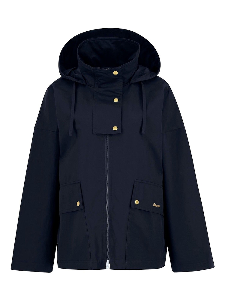 Barbour® Blue Cecile Showerproof Jacket - Image 5 of 5