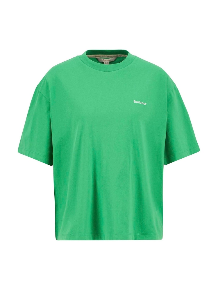 Barbour® Green Oversized Jema 100% Cotton Top - Image 5 of 5 Barbour® Green Oversized Jema 100% Cotton Top - Image 5 of 5