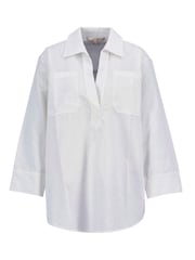 Barbour® White Cecile Tunic Shirt - Image 5 of 5