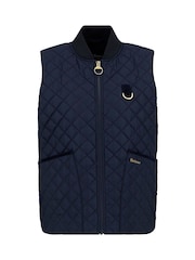 Barbour® Blue Rosalie Quilt Gilet - Image 5 of 5
