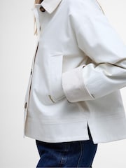 Barbour® White White Abbey Casual Jacket - Image 3 of 5