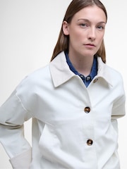 Barbour® White White Abbey Casual Jacket - Image 4 of 5