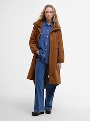 Barbour® Brown Naboo Showerproof Jacket - Image 1 of 5