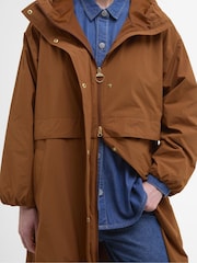 Barbour® Brown Naboo Showerproof Jacket - Image 3 of 5