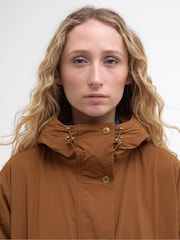 Barbour® Brown Naboo Showerproof Jacket - Image 4 of 5