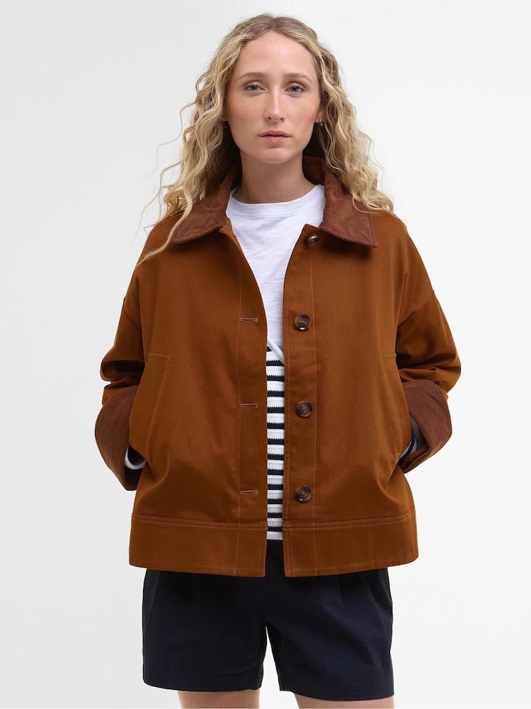 Barbour® Brown Abbey Casual Jacket - Image 1 of 5