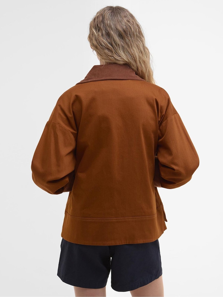 Barbour® Brown Abbey Casual Jacket - Image 2 of 5