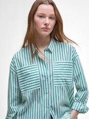 Barbour® Green Nicola 100% Cotton Shirt - Image 4 of 5