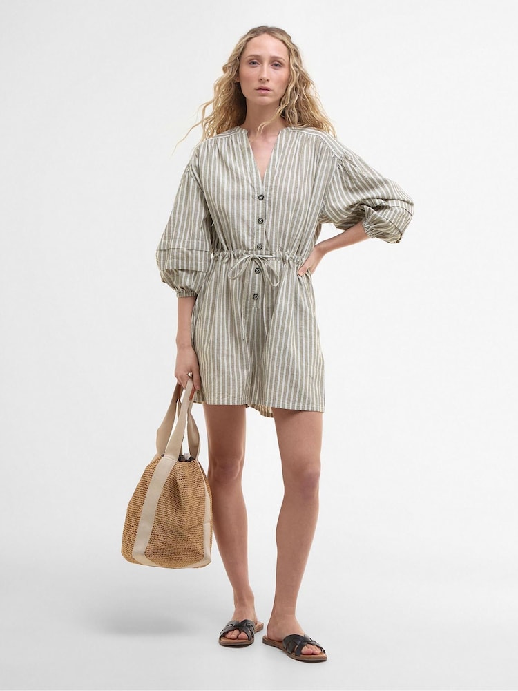 Barbour® Green Bobby Playsuit - Image 1 of 5