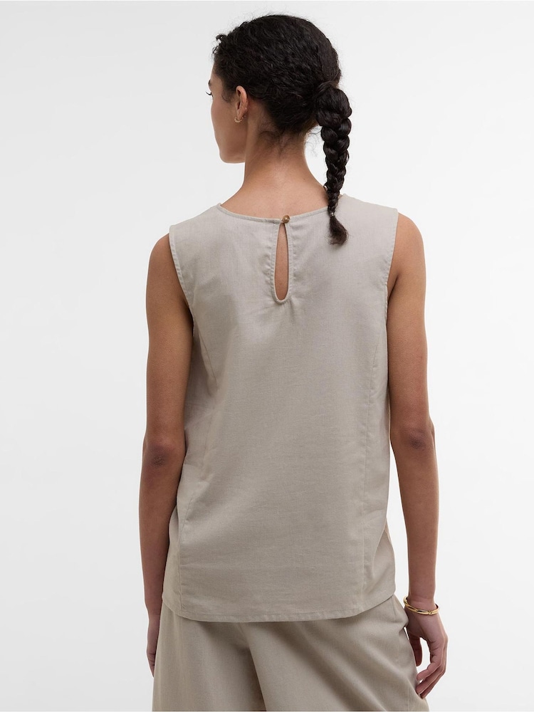 Barbour® Cream Lucy Shell Vest - Image 2 of 5