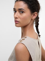 Barbour® Cream Lucy Shell Vest - Image 3 of 5