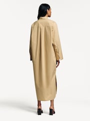 By Malene Birger Brown Perros Shirt Dress - Image 2 of 5