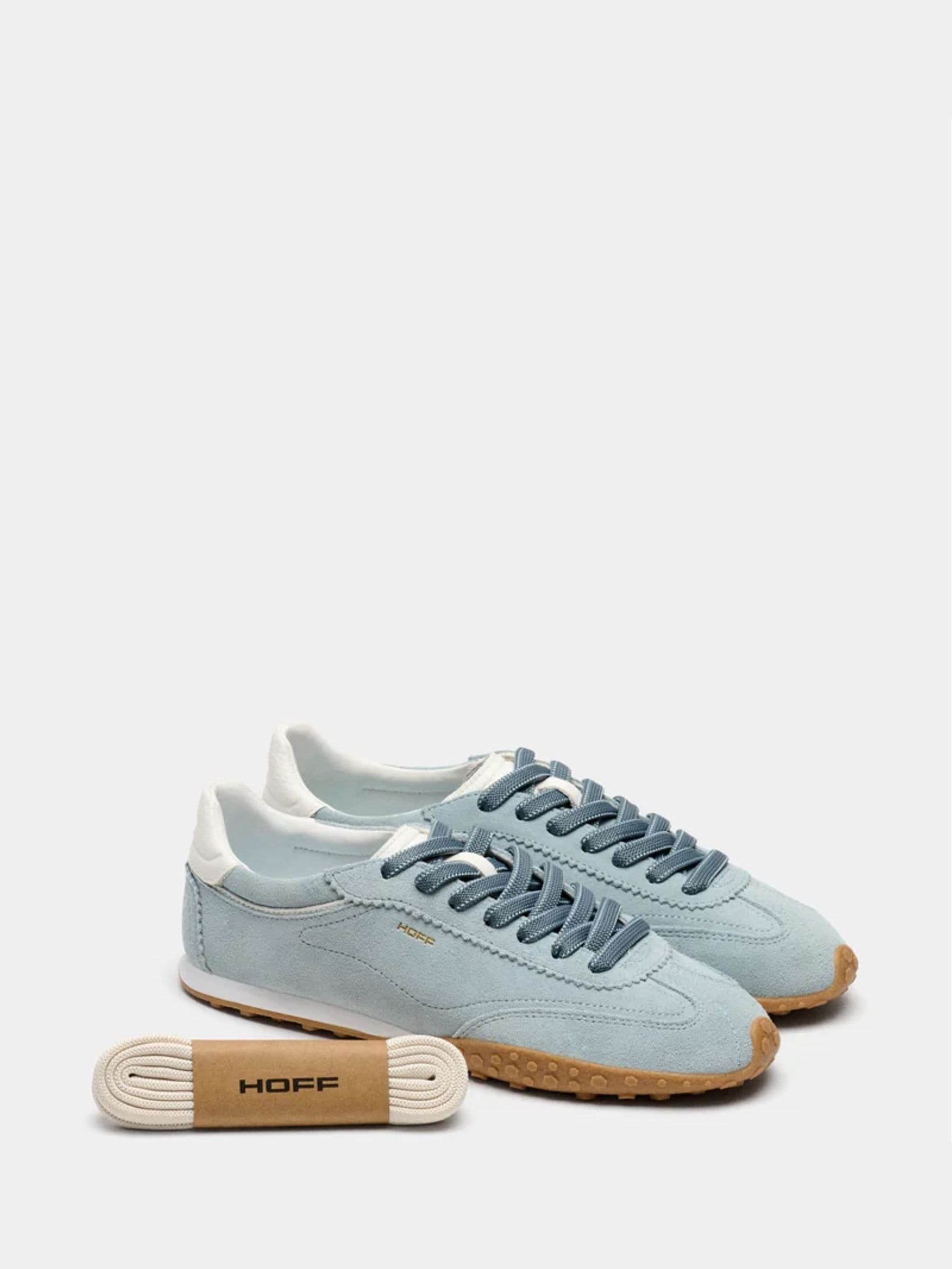 Hoff Women's Blue Bridge Full Leather Trainers - Image 1