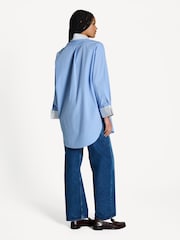 By Malene Birger Blue Oversized Maye Shirt - Image 2 of 5