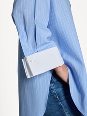 By Malene Birger Blue Oversized Maye Shirt - Image 5 of 5