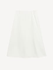 By Malene Birger White Carlas Denim A-Line Midi Skirt - Image 2 of 2