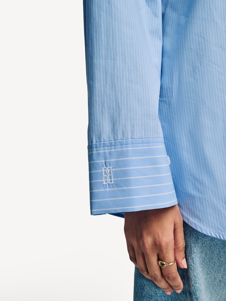 By Malene Birger Blue Derris Shirt - Image 5 of 5