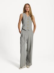 By Malene Birger Grey Occa Tailored Waistcoat - Image 2 of 6
