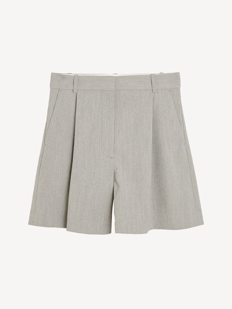 By Malene Birger Grey Poville Tailored Shorts - Image 2 of 2 By Malene Birger Grey Poville Tailored Shorts - Image 2 of 2