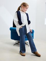 Dark Blue Flare Jeans (3-16yrs) - Image 2 of 9