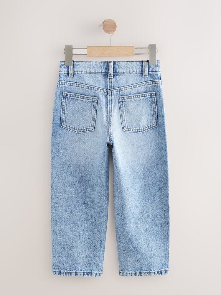 Mid Blue Denim Straight Leg Jeans (3-16yrs) - Image 2 of 4