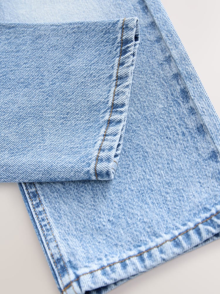Mid Blue Denim Straight Leg Jeans (3-16yrs) - Image 4 of 4