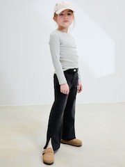 Anthrazitgrau - Ausgestellte Jeans (3-16 J.) - Bild 2 von 4