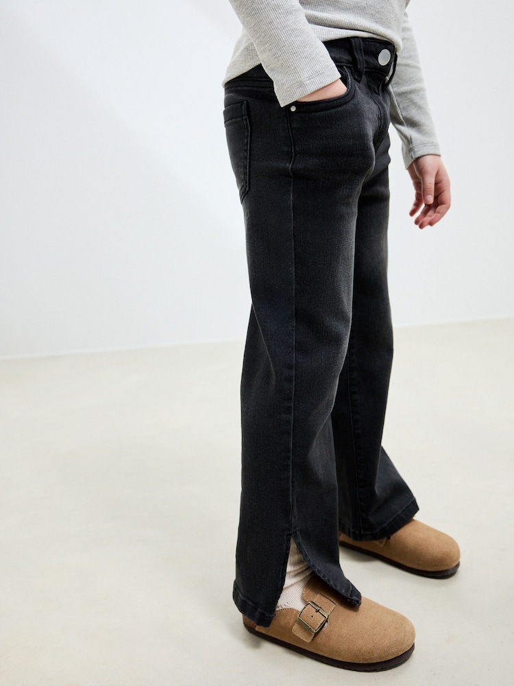 Charcoal Grey Flare Jeans (3-16yrs) - Image 4 of 4 Charcoal Grey Flare Jeans (3-16yrs) - Image 4 of 4