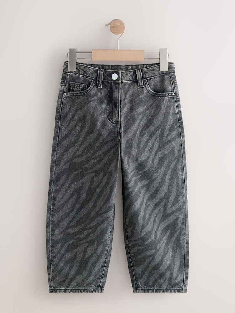 Zebra Barrel Jeans (3-16yrs) - Image 1 of 5