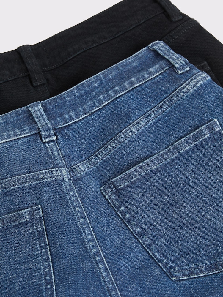 Friends Like These Multi Boyfriend Denim Shorts - Image 2 of 7