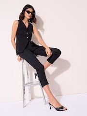 Friends Like These Black 3/4 Length Jeans - Image 1 of 5