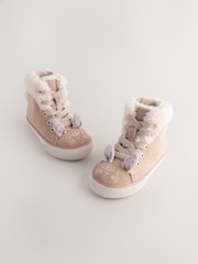Neutral Bunny Standard Fit (F) Character High Top Trainers - Image 1 of 5
