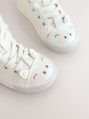 White Shimmer Unicorn - Charakter High Top Turnschuhe​​​​​​​ - Bild 3 von 5