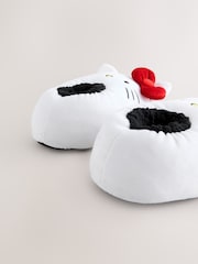 White Hello Kitty Plush Slippers - Image 3 of 5