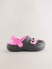 Black/Pink Halloween Slippers Clogs - Image 2 of 5