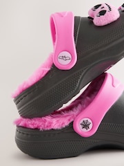 Black/Pink Halloween Slippers Clogs - Image 4 of 5