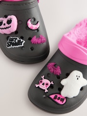 Black/Pink Halloween Slippers Clogs - Image 5 of 5