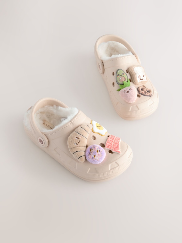 Neutral Brunch Slippers Clogs - Image 1 of 6