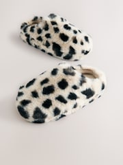 Animal Print Faux Fur Mule Slipper - Image 5 of 5