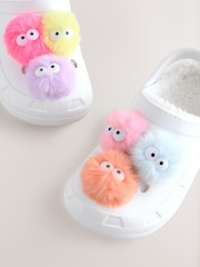 White Monster Slippers Clogs - Image 3 of 6