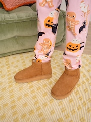 Tan Brown Slipper Ankle Boots - Image 1 of 2
