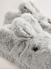 Grey Bunny Character Slippers - Image 4 of 5