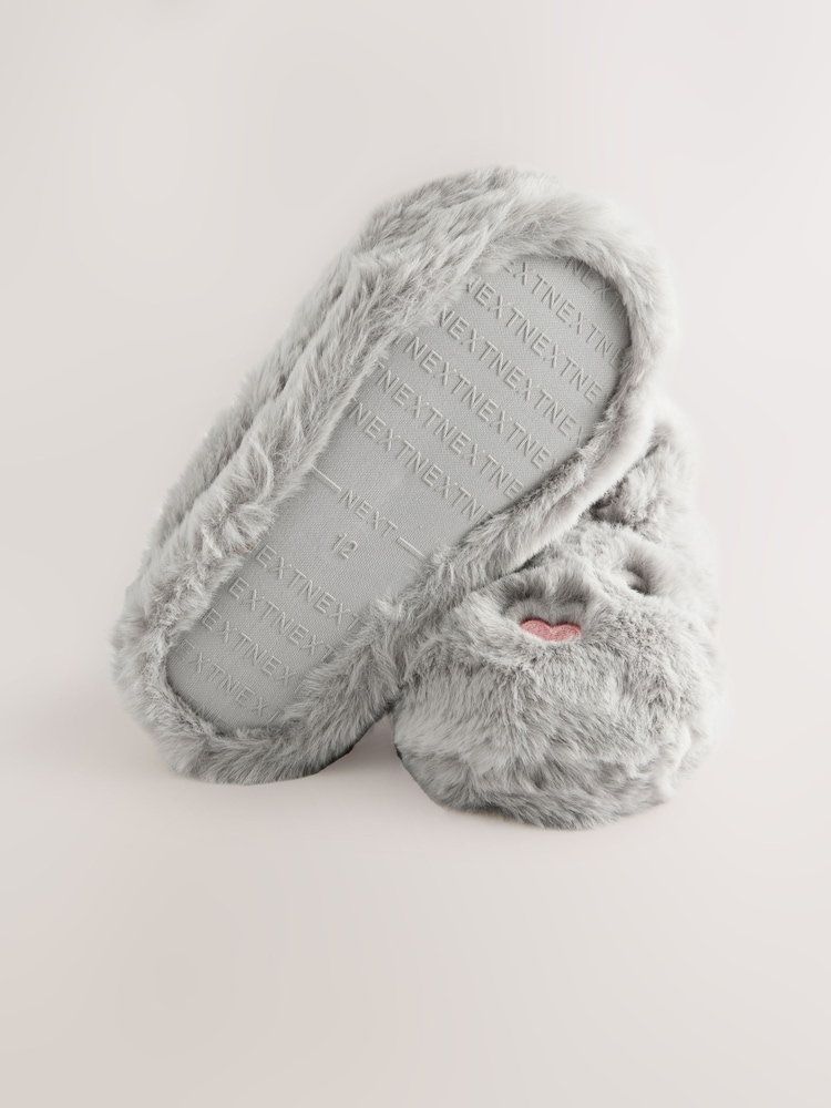 Grey Bunny Character Slippers - Image 5 of 5