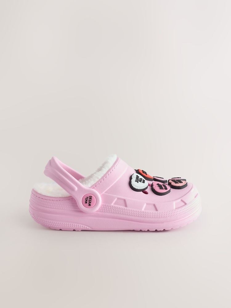 Pink Heart Slippers Clogs - Image 2 of 6